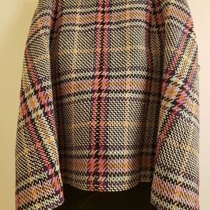 Halogen Purple Multi Plaid Skirt